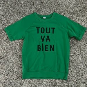 Clare V. Short Sleeve Sweatshirt